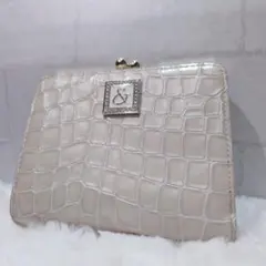 ピンキー＆ダイアン 二つ折り財布 がま口 イタリアンクロコ PDLWGBS1