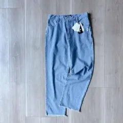 未使用タグ付き＊MARY QUANT ストレートデニム M デイジー刺繍