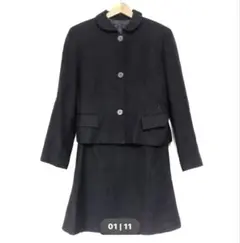 UNTITLEDセットアップ ワンピーススーツ ママスーツ 濃紺 サイズ9
