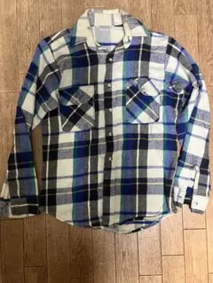 70s 80s USA製 FIVE BROTHER ネルシャツ 肉厚 フランネル