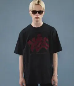 オーバーサイズ グラフィックTシャツ 黒