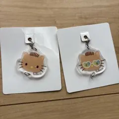 ハローキティ アクリルミニチャーム 日焼けキティ