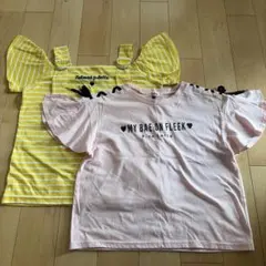 PINK LATTE 女の子Tシャツ 2点セット　150cm