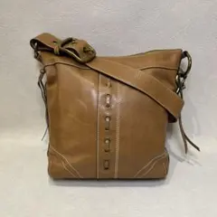 coach archive lace up shoulder bag
