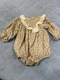 BEBE HOLIC 花柄ロンパース M