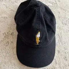 〜値下げ中〜 New Era 黒の刺繍キャップ　ねずみ男