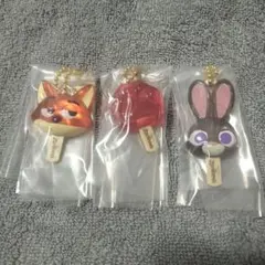 ズートピア　アイスキャンディチャーム　ジュディ ニック アイスキャンディ