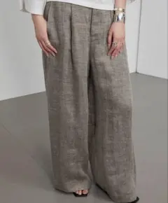 Decencyパンツ サイズ36 ベージュ リネン - メルカリ