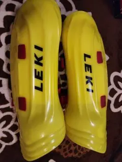 レキ LEKI シンガード プロテクター、スキー、アルペン、イエロー、ケース付 アルペン競技用レガースカット受付中！【カンダコンペカン