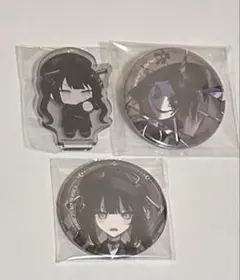 魔法少女ノ魔女裁判 江ノ島コラボカフェ 缶バッジ まのさば 黒部ナノカ