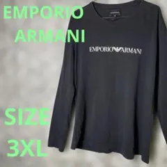 EMPORIO ARMANI 長袖Tシャツ ブラック　3XL