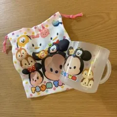 ディズニー ツムツム マグカップと巾着