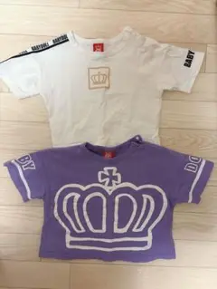 BABYDOLL クラウンデザインTシャツ2枚セット