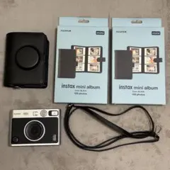 動作確認済 フジフィルム instax mini evo ケース/アルバム付き