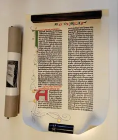 グーテンベルク42行聖書 ヨハネの黙示録 アポカリプス レプリカ - メルカリ