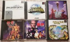 PS1 ゲームソフトセット（6本）+ メモリーカード