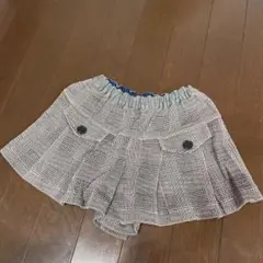 ファミリア キュロット パンツ チェック 120cm