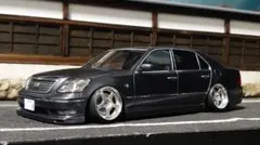 1/24 アオシマ クラウン 18マジェスタ 完成品 - メルカリ