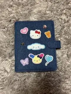 未使用サンリオ デニムバインダー サンリオ デニム風6穴バインダー - メルカリ