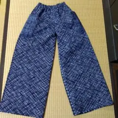 着物リメイクリラックスパンツМ小さめ