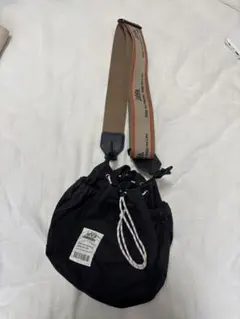 jaVa 黒 ナイロン ショルダーバッグ