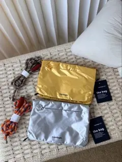 Topologie The Bag シルバー （ストラップ付き）のサムネイル