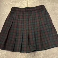 チェック柄プリーツスカート 140cm