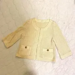 草莓田 無領開襟衫 七分袖