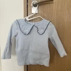 ★tecutoco 90cm 水色 襟付きトップス★