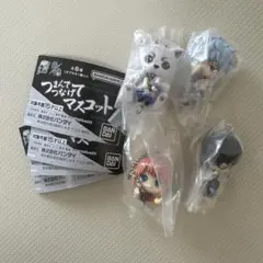 銀魂 つまんでつなげてマスコット　坂田銀時　定春　志村新八　ボールチェーンver