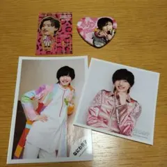 なにわ男子 道枝駿佑写真・バッジ　アクスタセット