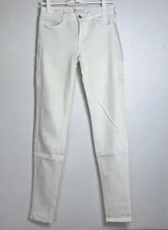 【UNIQLOユニクロ】ホワイト スキニーレディースデニム【25インチ】