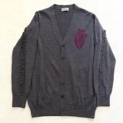 UNDERCOVER アンダーカバー 13AW 心臓刺繍 フリル カーディガンのサムネイル