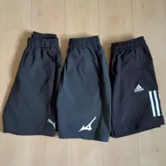 【３枚セット】 子供ハーフパンツ140cm　adidas