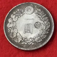 新1円銀貨 明治25年 一圓 大日本 アンティーク コレクション レプリカ