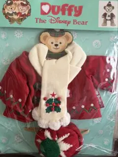 ダッフィーとシェリーメイのクリスマスコスチューム 新品未開封