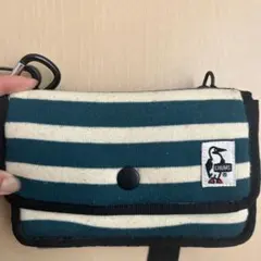 CHUMS ストライプショルダーバッグ