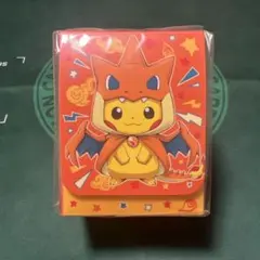 デッキケース　ポンチョを着たピカチュウ(メガリザードンYver.)