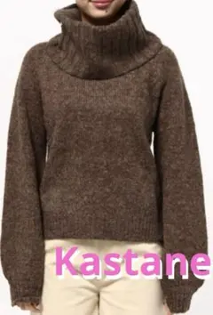 【最終値下】Kastane カスタネ　オフタートルニット セーター