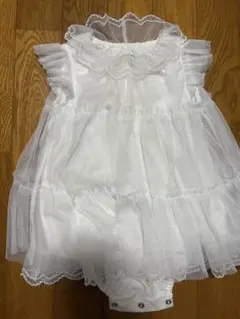 gelato pique ベビードレス 80ー90cm ホワイト