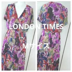 [再値下げ！]ロンドンタイムス花柄ワンピースドレス♡