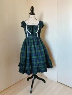 ベイビーザスターズシャインブライト　タータンチェック ジャンパースカート