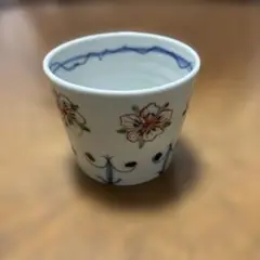 値下げ★正木春蔵 作 色絵蕎麦猪口 作家物／ 蕎麦猪口 ／色絵染付／正木春蔵 ／キッチン／食器
