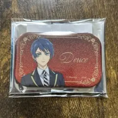 ツイステ デュース　ザアニメーション グリッター缶バッジ スクエア缶バッジ