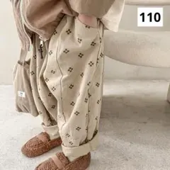 キッズパンツ 110 ボトムス ナチュラル ゆったり 男女兼用 韓国子供服 秋冬