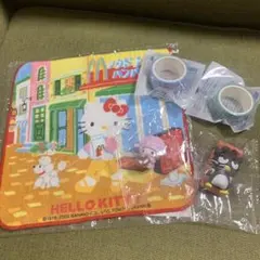 サンリオ　ガチャガチャ　テープ　メロディ　バツ丸　セット