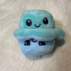 二層構造の青いぬいぐるみ・マスコット