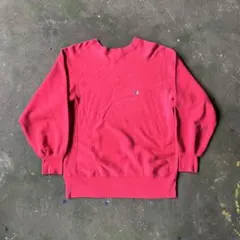 90s CHAMPION REVERSE WEAVE USA製、ピンク無地