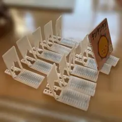 ホワイト ディスプレイスタンド 10個セット