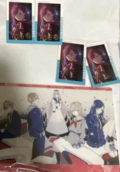 プロセカ　箔押しエピカ小豆沢こはね　白石杏　東雲彰人　青柳冬弥　ビジュアルボード